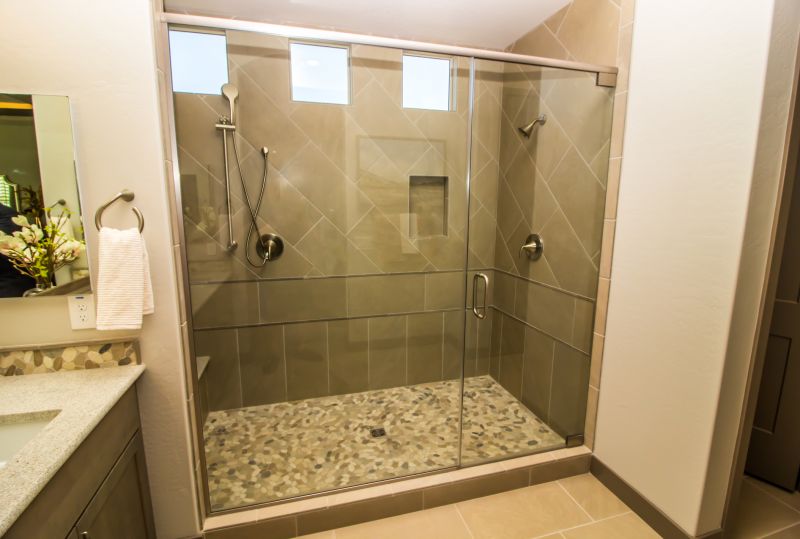 Textured Wall Surface in Shower